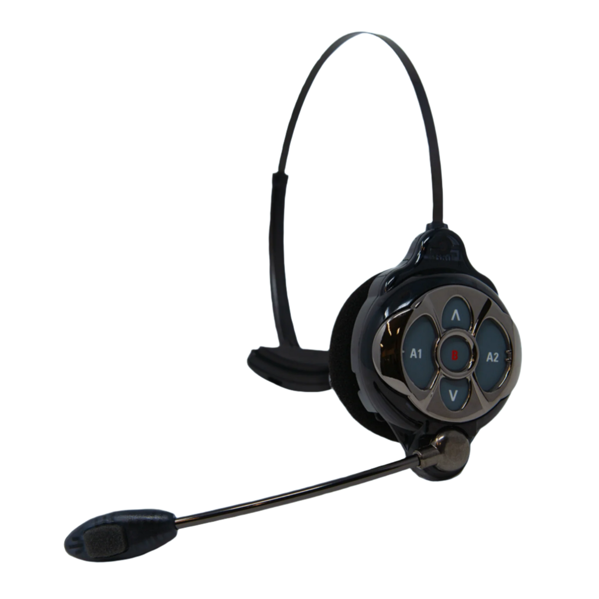 HME Chrome HS6300 drive-thru headset, front controls