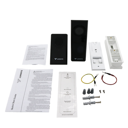 Luminys DW401-CW01 4MP 2-Wire Video Doorbell and Chime Kit, what's in the box
