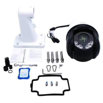Luminys P54-4DB25 4MP Network 25x LumiDeterrent PTZ Camera, what's in the box